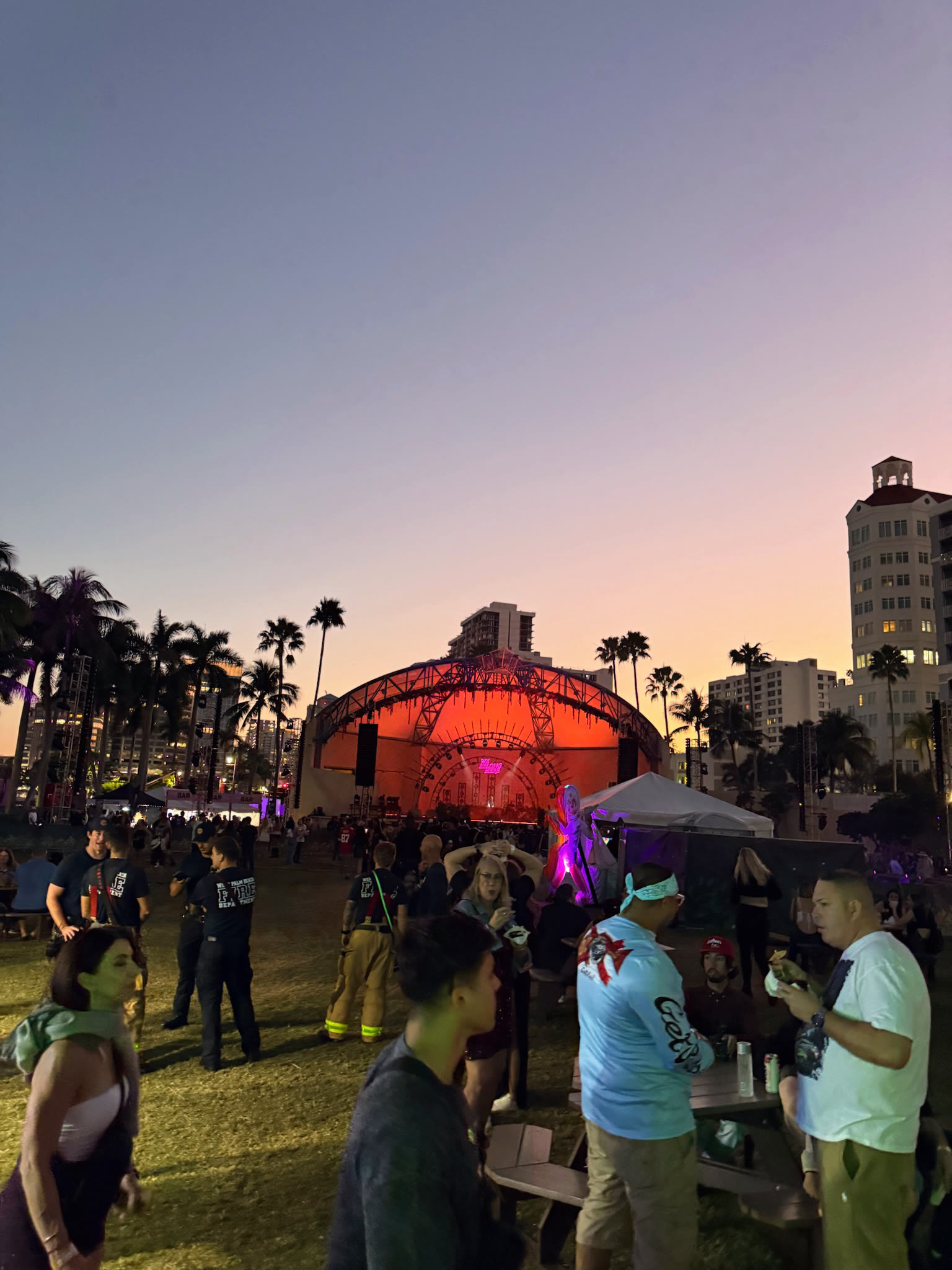 The sunset stage at a past Wellness Gone Wild